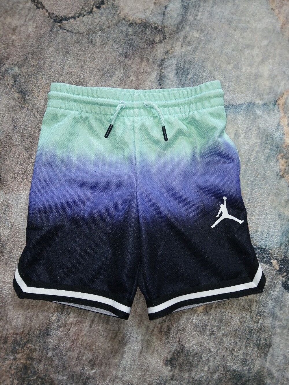 Jordan Boys' Athletic Shorts Black/Blue/Green
